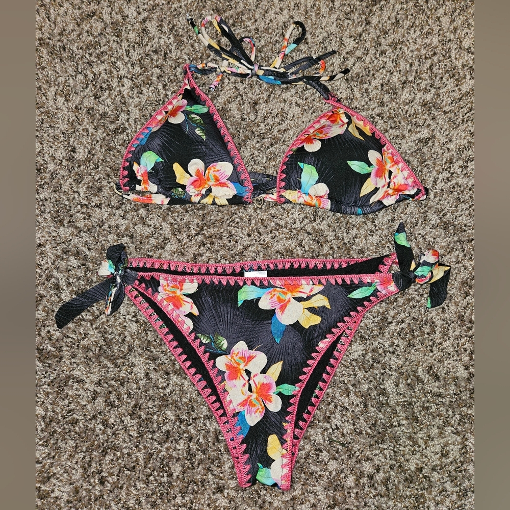 Banana Moon Women's Bikini Set Nuco Mandalay Floral Size 40